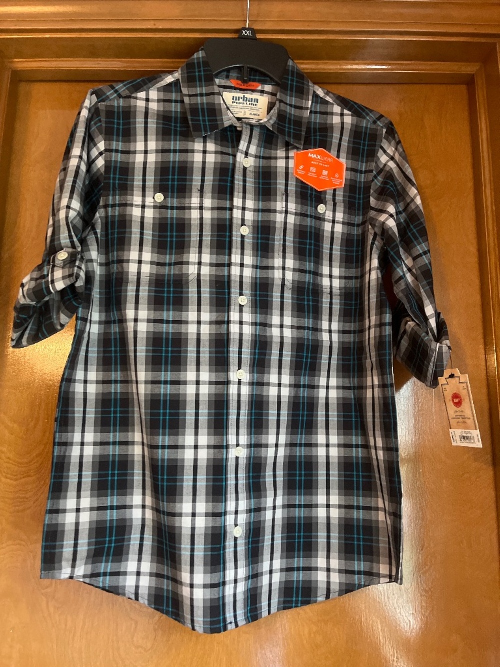 Boys size XL Urban Pipeline button down plain